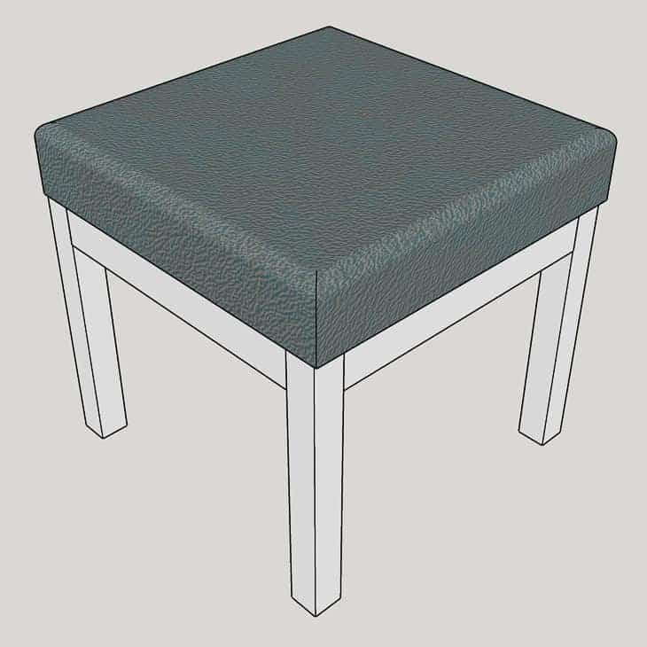 DIY Ottoman Makeover & Woodworking Plans The Handyman's Daughter