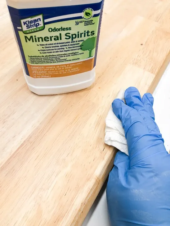 Using Mineral Spirits on Wood