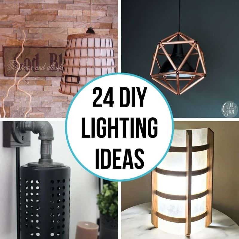 24 Diy Lighting Ideas To Brighten Your, Diy Wall Lamp Ideas