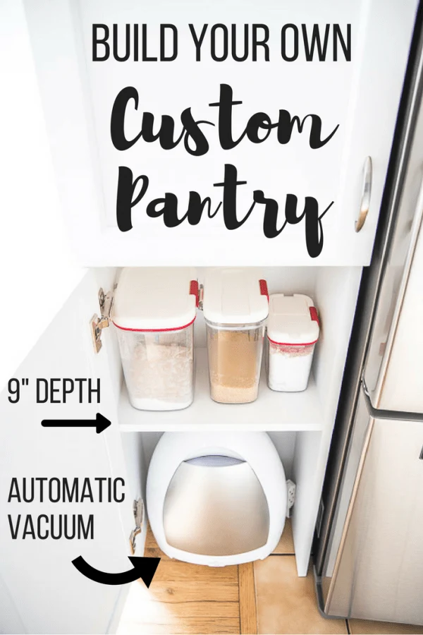 Build Your Own Custom Pantry Shelves