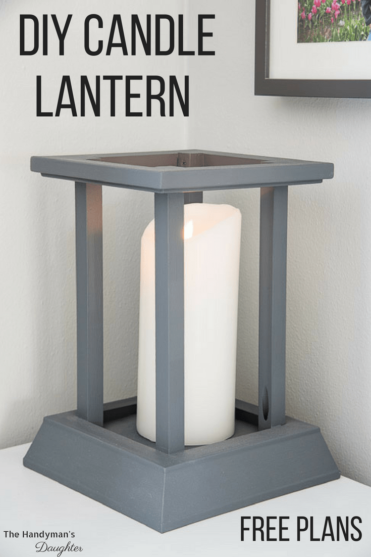 DIY Candle Lantern from Scrap Trim The Handyman's Daughter