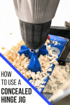 How to use a concealed hinge jig
