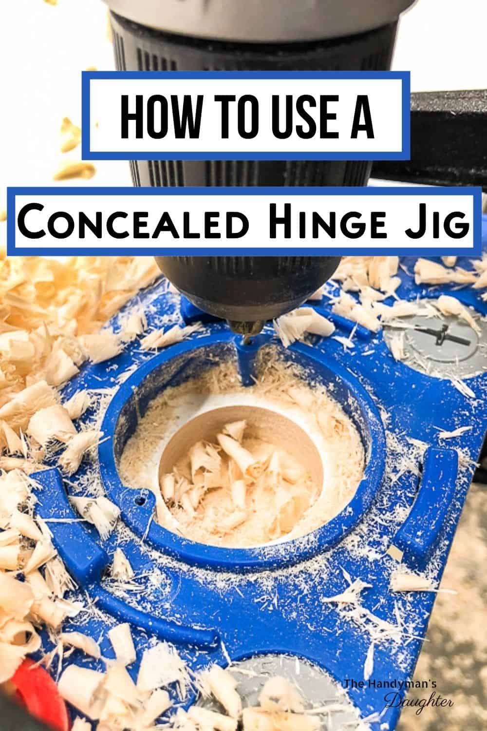 how to use a concealed hinge jig