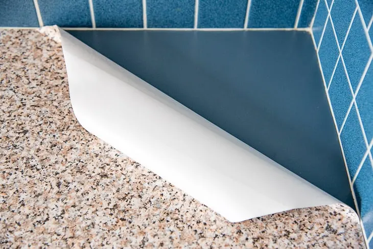 removing countertop contact paper