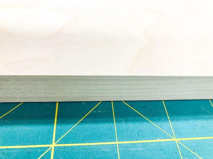 edge binding on plywood