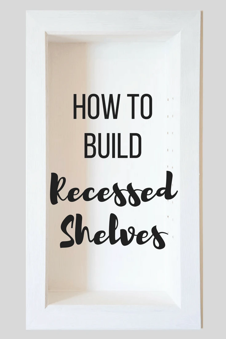 DIY Renovation Project: How To Build a Recessed Shower Shelf