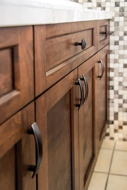 Update Your Bathroom Vanity With New Cabinet Doors The Handyman S Daughter - How To Change Bathroom Vanity Doors