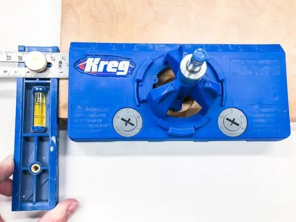 measuring hinge holes on old cabinet door