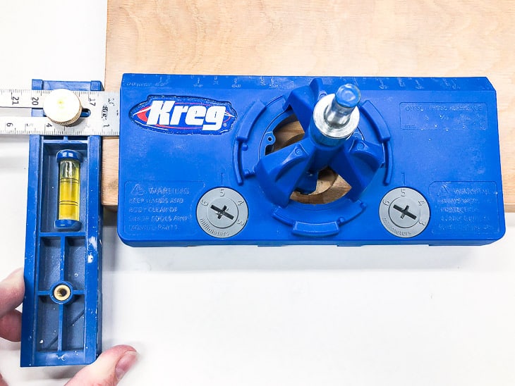 measuring hinge holes on old cabinet door