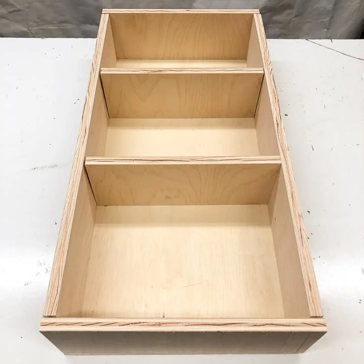 recessed bathroom shelves pieces cut and testing fit
