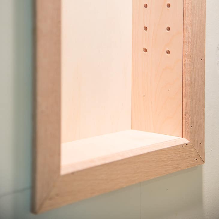 How To Create Recessed Bathroom Shelves