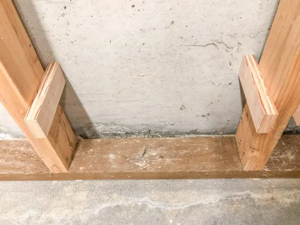 between the studs shelf brackets