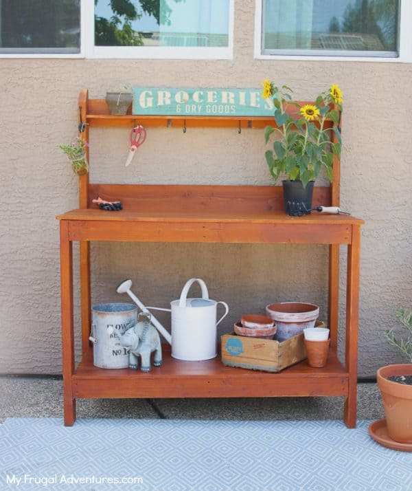 20 DIY Potting Bench Ideas for Your Garden The Handyman's Daughter