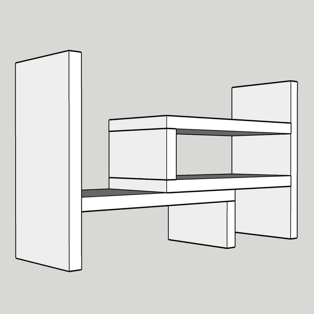 Diy Adjustable Desktop Organizer The Handyman S Daughter