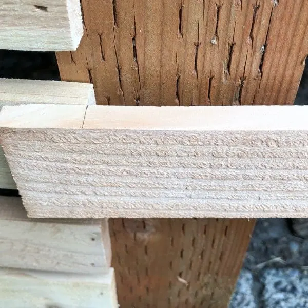 Marking fence slat for custom fit