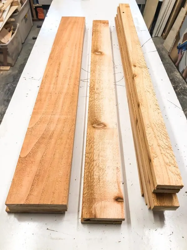 cut pieces for removable fence panel