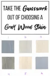 Take the Guesswork out of Choosing Grey Wood Stain Colors