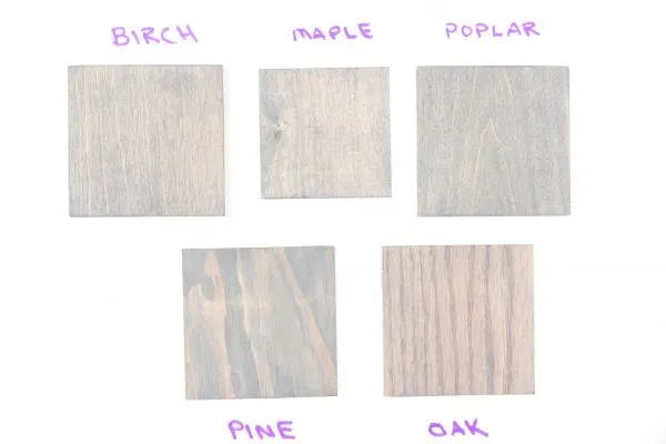 Minwax Classic Gray wood stain colors (2 coats)