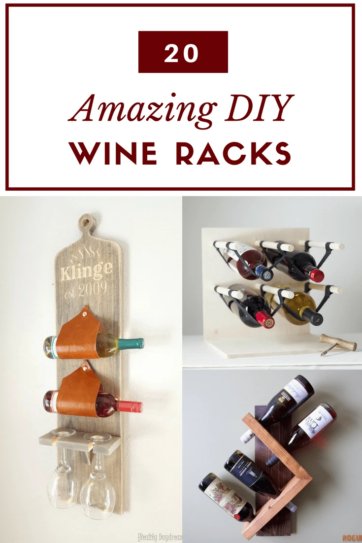 DIY Ribbon Holder from a Countertop Wine Rack