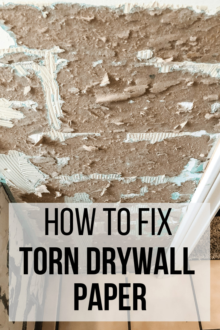 Repair torn drywall