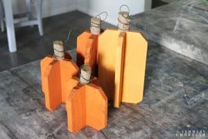 21 Easy DIY Wood Pumpkin Decor Ideas - The Handyman's Daughter