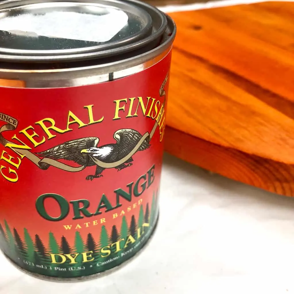 general finishes orange wood dye