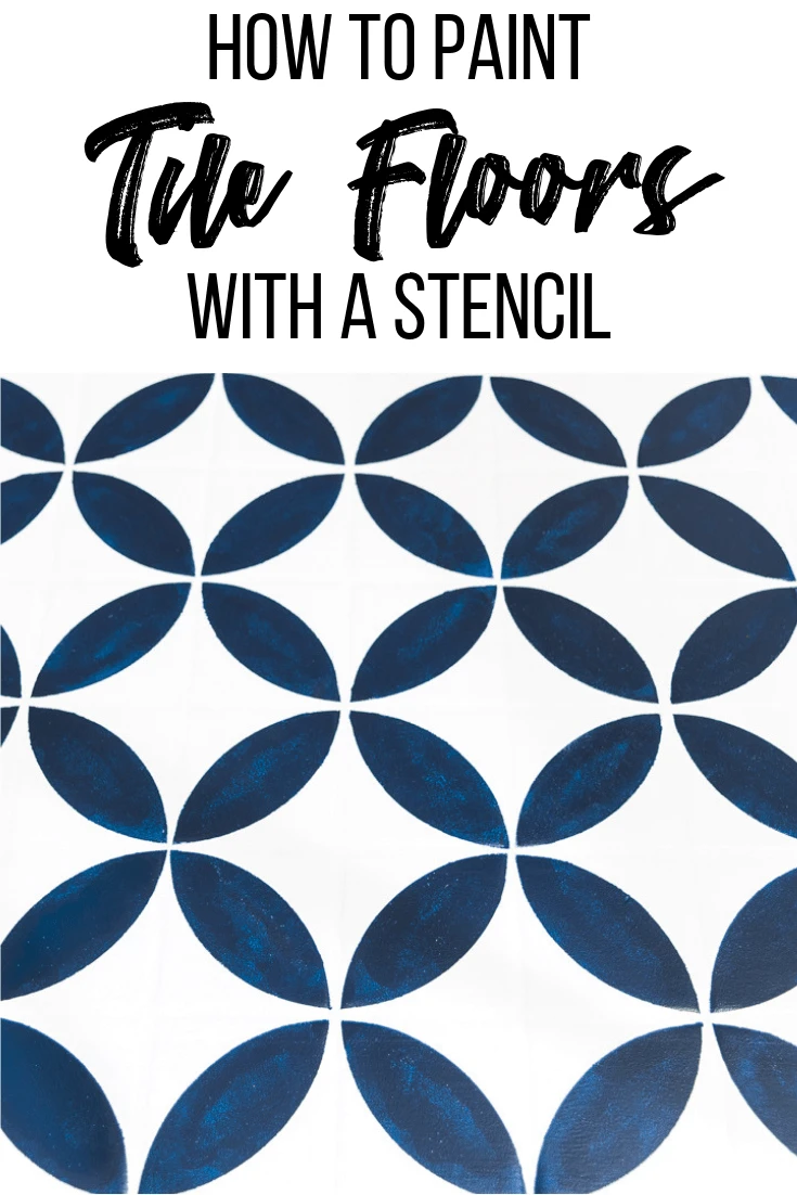 HOW TO STENCIL A FLOOR // PAINT AND STENCIL FLOOR // DIY FLOOR