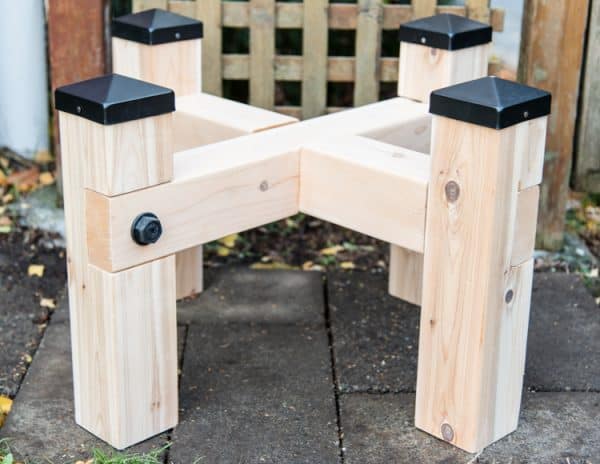 DIY Rain Barrel Stand - The Handyman's Daughter DIY Rain Barrel Stand - The Handyman's Daughter