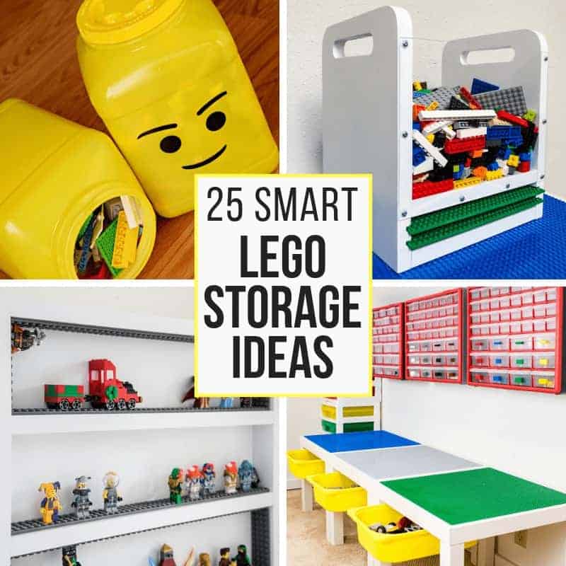 Gøre klart beviser Prædiken 33 Lego Storage Ideas to Save Your Sanity - The Handyman's Daughter