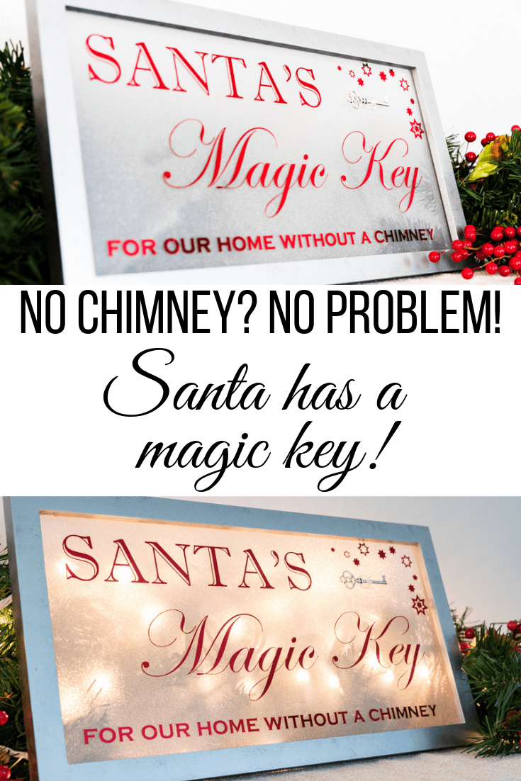 DIY Santa's Magic Key Sign - The Handyman's Daughter