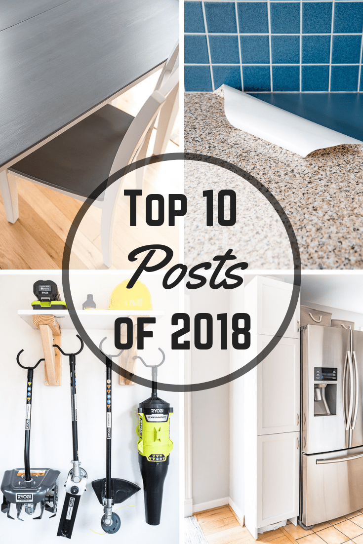 top 10 posts of 2018 at The Handyman's Daughter