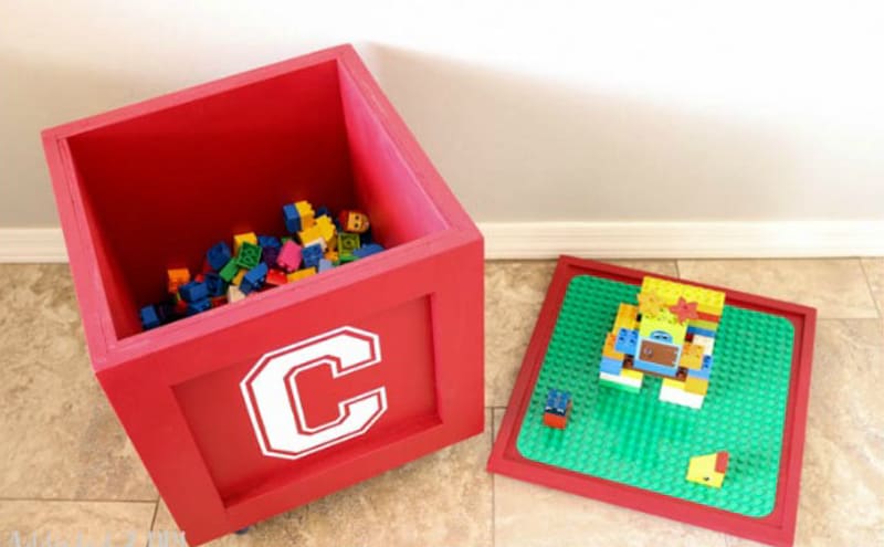 lego cube storage box
