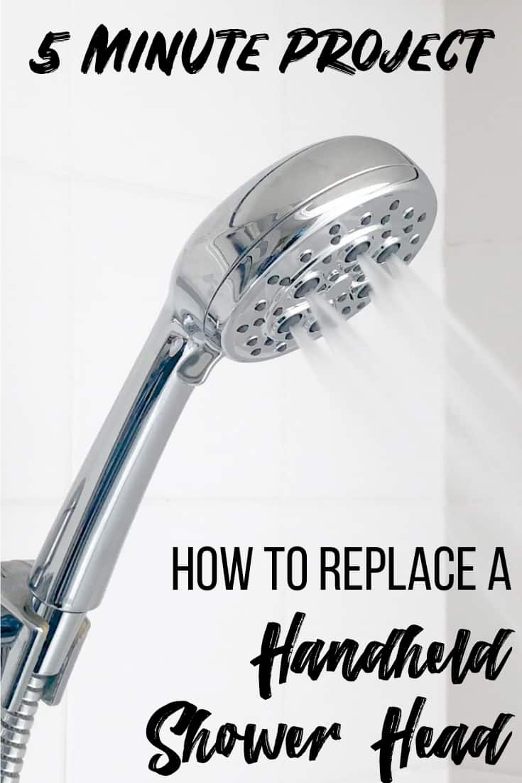 How to Replace a Handheld Shower Head The Handyman's Daughter
