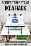 Router table stand IKEA hack