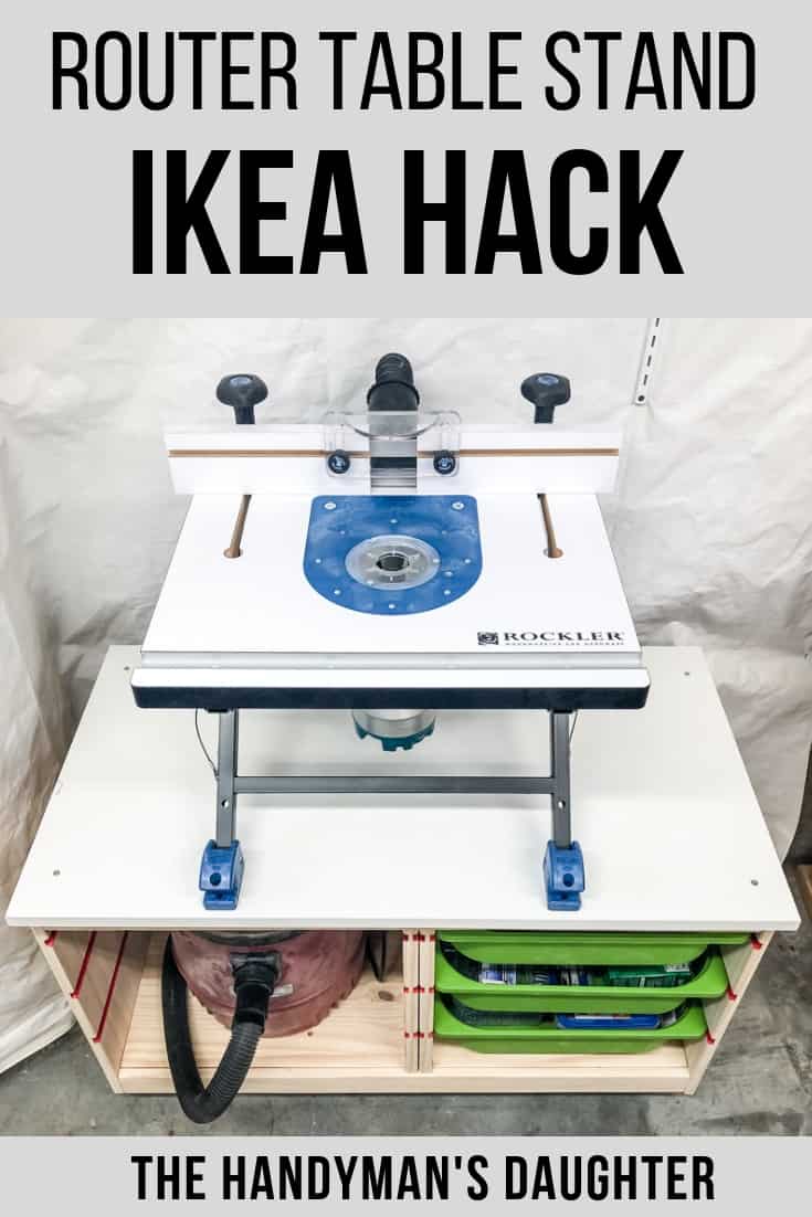 Router table stand IKEA hack