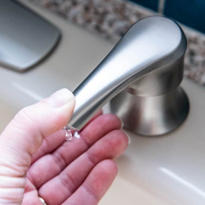 How to Install a Kitchen Sink Soap Dispenser The Handyman's Daughter
