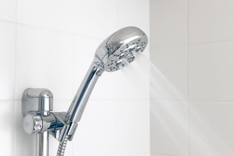 change shower head to handheld