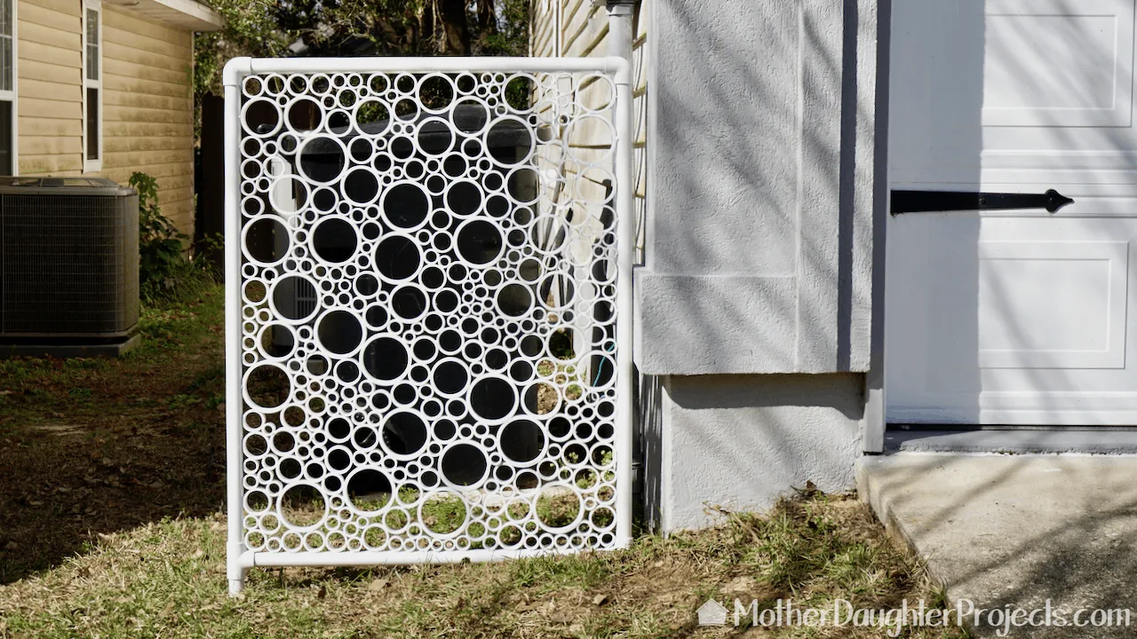 PVC pipe project - privacy screen