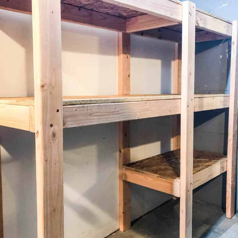 Diy Garage Shelves With Plans The, Diy Floating Shelves Garage