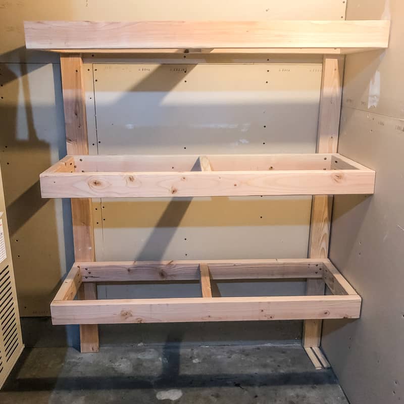 Wall Mounted Garage Storage Shelf DIY