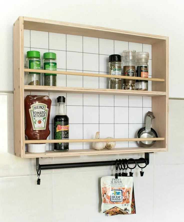 13 DIY Spice Rack Ideas for an Organized Kitchen