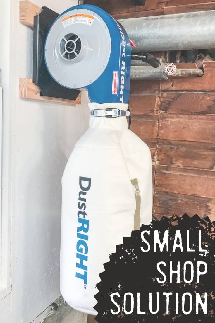 wall mount dust collector - small shop solution