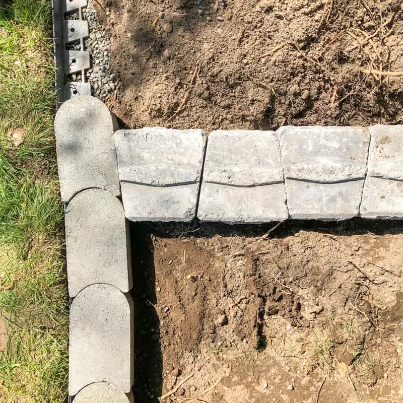 concrete pavers and retaining wall blocks