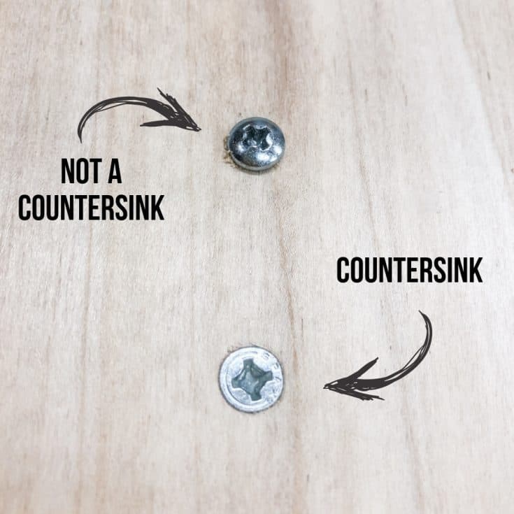 How to Countersink Screws The Handyman's Daughter