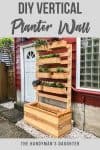 DIY Vertical Garden Planter Wall