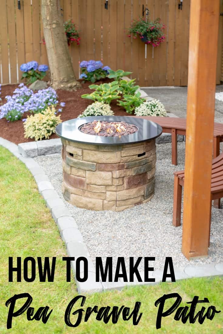 How To Make A Pea Gravel Patio In A Weekend The Handymans Daughter How To Make A Pea Gravel Patio In A Weekend The Handymans Daughter