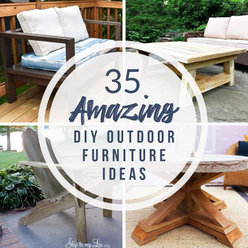 37 Amazing Diy Outdoor Furniture Plans, Diy Patio Furniture Plans