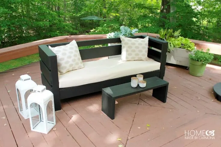 37 Amazing Diy Outdoor Furniture Plans, Diy Outdoor Sofa Plans Uk