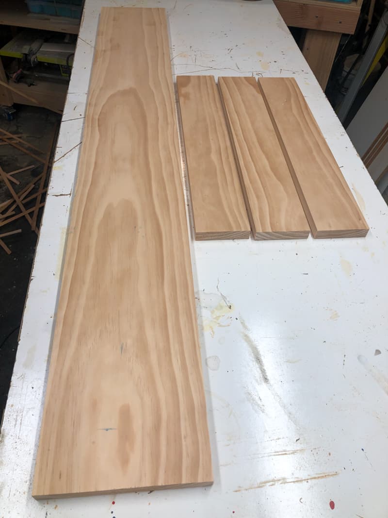 pieces for DIY cornhole scoreboard