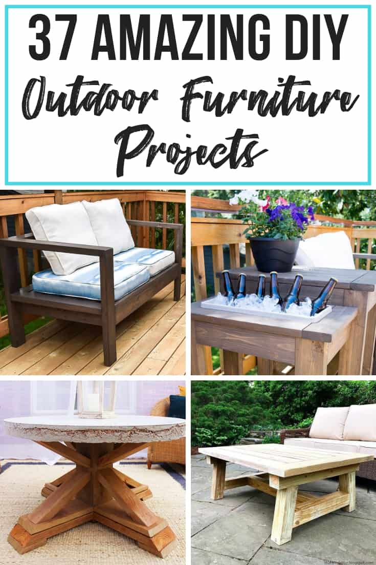 35 Amazing DIY Outdoor Furniture Plans and Projects